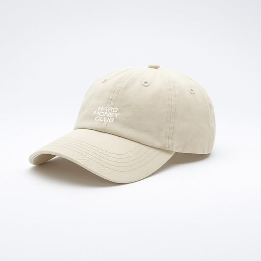 HMC Essential bitcoin cap, beige, embroidered logo