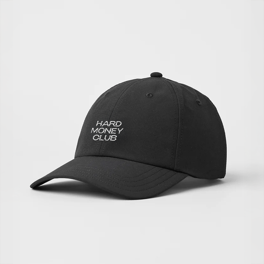 Hard Money Club HMC Essential bitcoin cap, black, embroidered logo